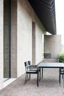 Serax August Dining Table, 170 X 90 Cm, Black 11 Serax August Dining Table, 170 X 90 Cm, Black -Outdoor textiles Sales LifestyleImage VincentVanDuysen August Outdoor HR 16