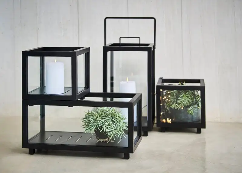 Cane-line Lightbox, Rectangular, Lava Grey 4 Cane-line Lightbox, Rectangular, Lava Grey - Image 2