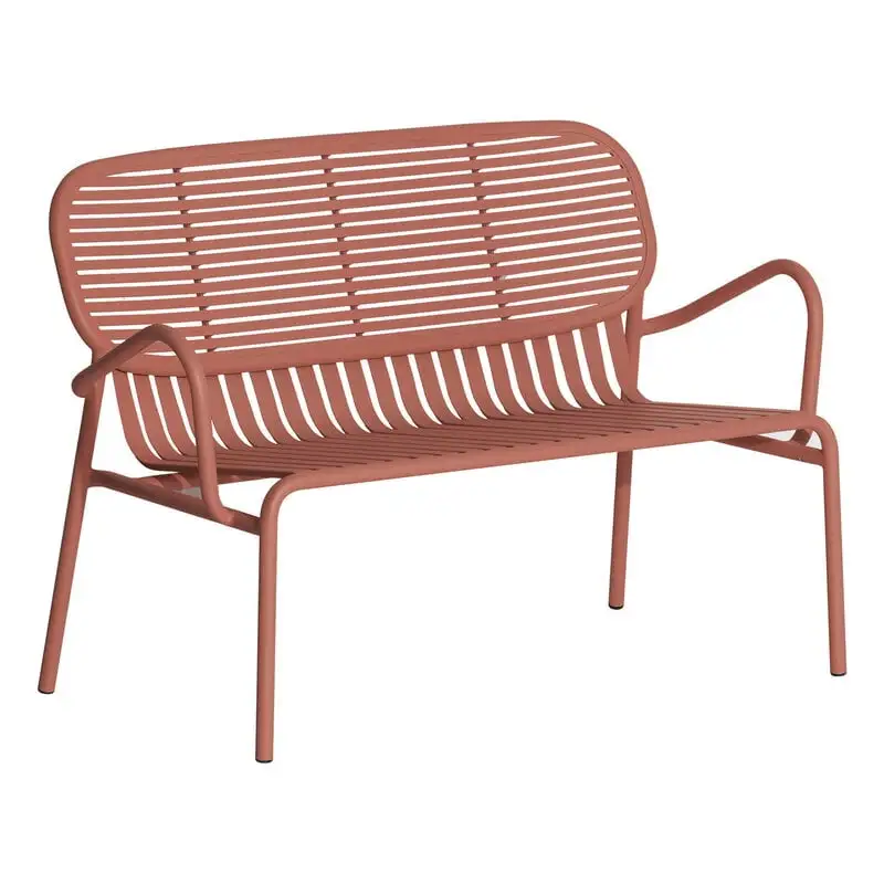 Petite Friture Week-end Double Sofa, Terracotta 4 Petite Friture Week-end Double Sofa, Terracotta - Image 2