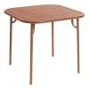 Petite Friture Week-end Table, 85 X 85 Cm, Terracotta -Outdoor textiles Sales M0743213 week end square table terracotta ee