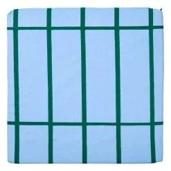 Marimekko Tiiliskivi Seat Cushion, Light Blue - Green