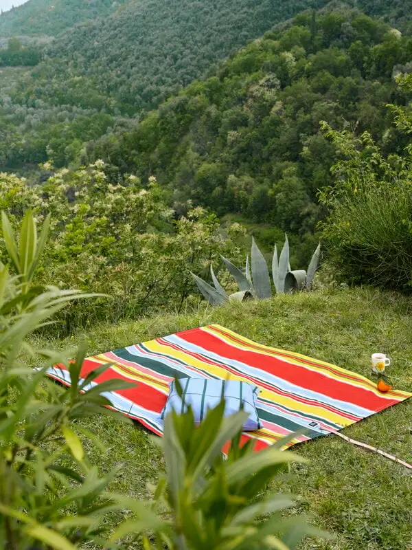 Marimekko Tiiliskivi Cushion Cover, 50 X 50 Cm, L.blue - Green 4 Marimekko Tiiliskivi Cushion Cover, 50 X 50 Cm, L.blue - Green - Image 2