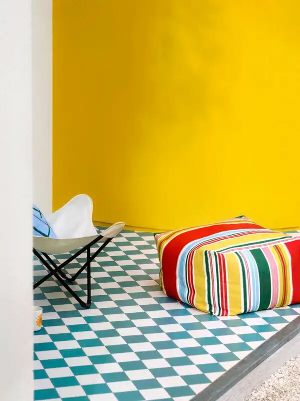 Marimekko Tiiliskivi Cushion Cover, 50 X 50 Cm, L.blue - Green 5 Marimekko Tiiliskivi Cushion Cover, 50 X 50 Cm, L.blue - Green - Image 3