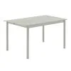 Muuto Linear Steel Table, 140 X 75 Cm, Grey 1 Muuto Linear Steel Table, 140 X 75 Cm, Grey -Outdoor textiles Sales MU31210role