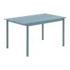 Muuto Linear Steel Table, 140 X 75 Cm, Pale Blue -Outdoor textiles Sales MU31215
