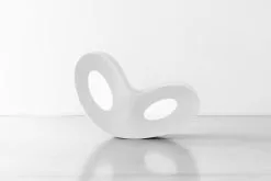 Magis Voido Rocking Chair, Matt White -Outdoor textiles Sales Magis voido rocking chair ambient SD12 white 03 hr