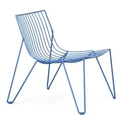 Massproductions Tio Lounge Chair, Overseas Blue -Outdoor textiles Sales Massproductions TioEasyChair overseas blue 4