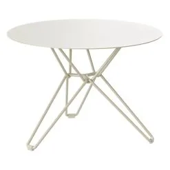 Massproductions Tio Table, 60 Cm, Low, Ivory