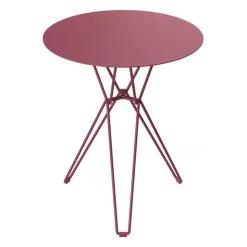 Massproductions Tio Table, 60 Cm, High, Burgundy