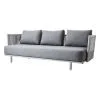 Cane-line Moments 3-seater Sofa, Grey 1 Cane-line Moments 3-seater Sofa, Grey -Outdoor textiles Sales Moments sofa grey