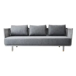 Cane-line Moments 3-seater Sofa, Grey -Outdoor textiles Sales Moments sofa grey