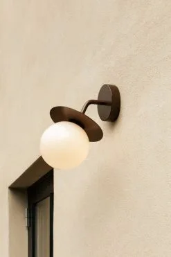 Nuura Liila Outdoor Wall Lamp, Dark Bronze - Opal White 11 Nuura Liila Outdoor Wall Lamp, Dark Bronze - Opal White -Outdoor textiles Sales NUURA outdoor2993