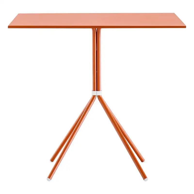 Pedrali Nolita 5454 Table, 70 X 70 Cm, Terracotta 3 Pedrali Nolita 5454 Table, 70 X 70 Cm, Terracotta