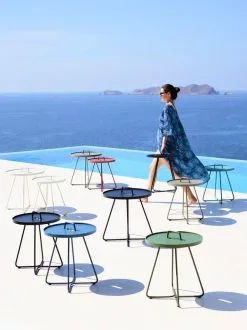 Cane-line On-the-move Table, Small, Olive 9 Cane-line On-the-move Table, Small, Olive -Outdoor textiles Sales On the move sidetabels model 1 f7 1