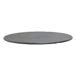 Cane-line Twist Coffee Table, Diam. 45 Cm, Lava Grey - Fossil Black -Outdoor textiles Sales P45COB