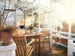 FDB Møbler M3 Sammen Dining Table -Outdoor textiles Sales SAMMEN1 high