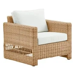 Sika-Design Carrie Lounge Chair, Natural - White