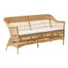 Sika-Design Charlot 3-seater Sofa, Natural - White -Outdoor textiles Sales SS9293U 9293CY101 Sika design Charlot 3 seater alu natural ee