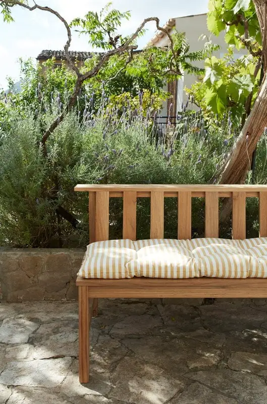 Skagerak Barriere Outdoor Cushion, 125 X 43 Cm, Golden Yellow Stripe 5 Skagerak Barriere Outdoor Cushion, 125 X 43 Cm, Golden Yellow Stripe - Image 3