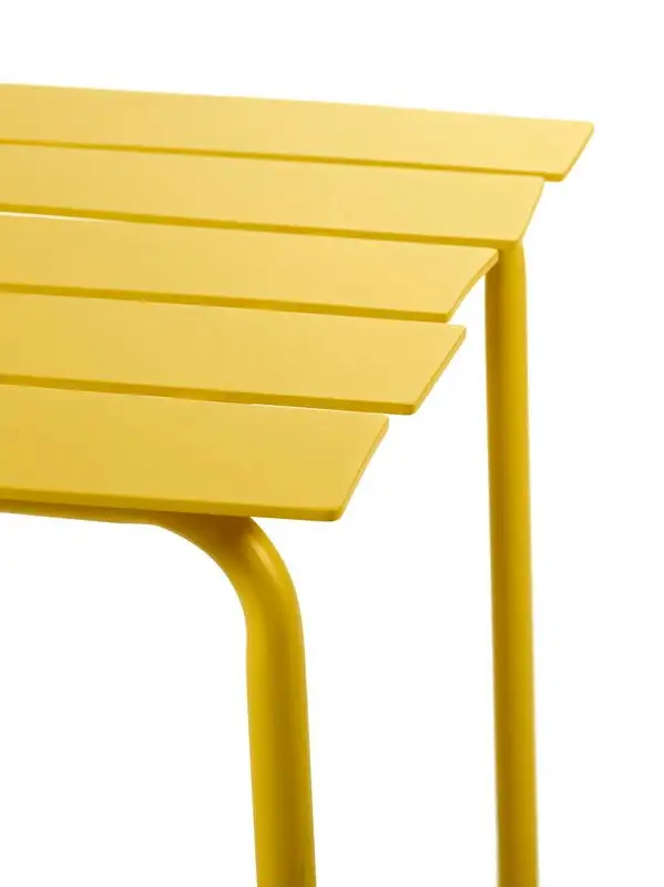 Valerie_objects Aligned Dining Table, 70 X 70 Cm, Yellow 4 Valerie_objects Aligned Dining Table, 70 X 70 Cm, Yellow - Image 2