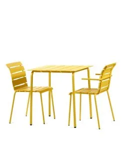 Valerie_objects Aligned Dining Table, 70 X 70 Cm, Yellow 10 Valerie_objects Aligned Dining Table, 70 X 70 Cm, Yellow -Outdoor textiles Sales V9021322s4