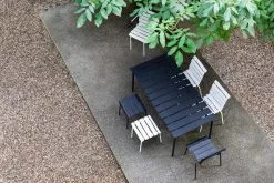 Valerie_objects Aligned Dining Table, 170 X 85 Cm, Black -Outdoor textiles Sales VO21 MAARTENBAAS ALIGNED OUTDOOR 4