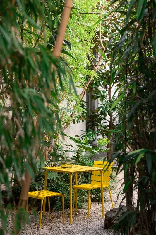 Valerie_objects Aligned Dining Table, 70 X 70 Cm, Yellow 7 Valerie_objects Aligned Dining Table, 70 X 70 Cm, Yellow - Image 5