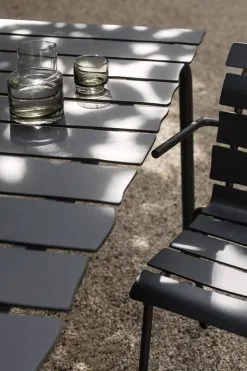 Valerie_objects Aligned Dining Table, 170 X 85 Cm, Black -Outdoor textiles Sales ValerieObjects MaartenBaas 270 HR