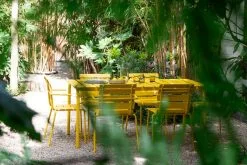 Valerie_objects Aligned Dining Table, 170 X 85 Cm, Yellow -Outdoor textiles Sales ValerieObjects MaartenBaas 391 HR