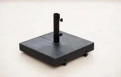 Cane-line Sunshade Parasol Base With Wheels, Black 7 Cane-line Sunshade Parasol Base With Wheels, Black -Outdoor textiles Sales accesories 64 F