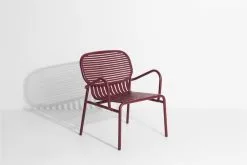 Petite Friture Week-end Lounge Chair, Burgundy -Outdoor textiles Sales armchair week end 281229