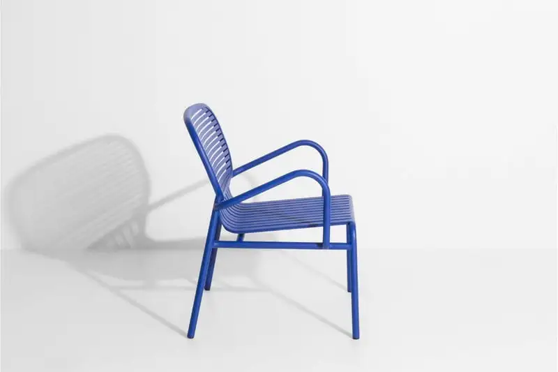 Petite Friture Week-end Lounge Chair, Blue 4 Petite Friture Week-end Lounge Chair, Blue - Image 2
