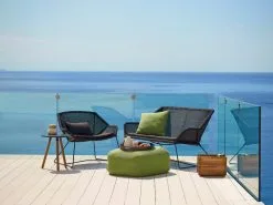 Cane-line Breeze Lounge Chair Cushion Set, Black -Outdoor textiles Sales breeze 26 F