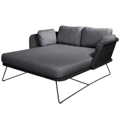 Cane-line Horizon Daybed, Black - Grey