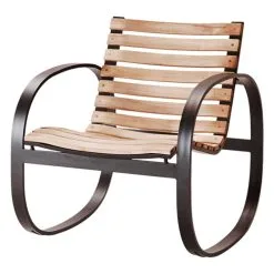 Cane-line Parc Rocking Chair, Teak - Lava Grey