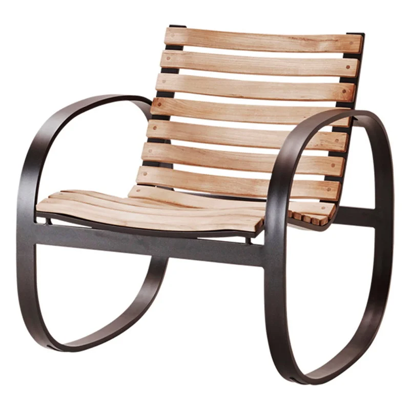 Cane-line Parc Rocking Chair, Teak - Lava Grey 3 Cane-line Parc Rocking Chair, Teak - Lava Grey