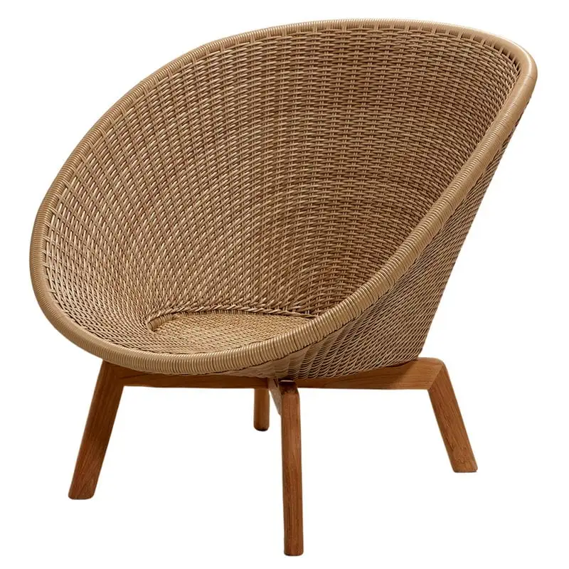 Cane-line Peacock Lounge Chair, Teak - Light Natural 3 Cane-line Peacock Lounge Chair, Teak - Light Natural