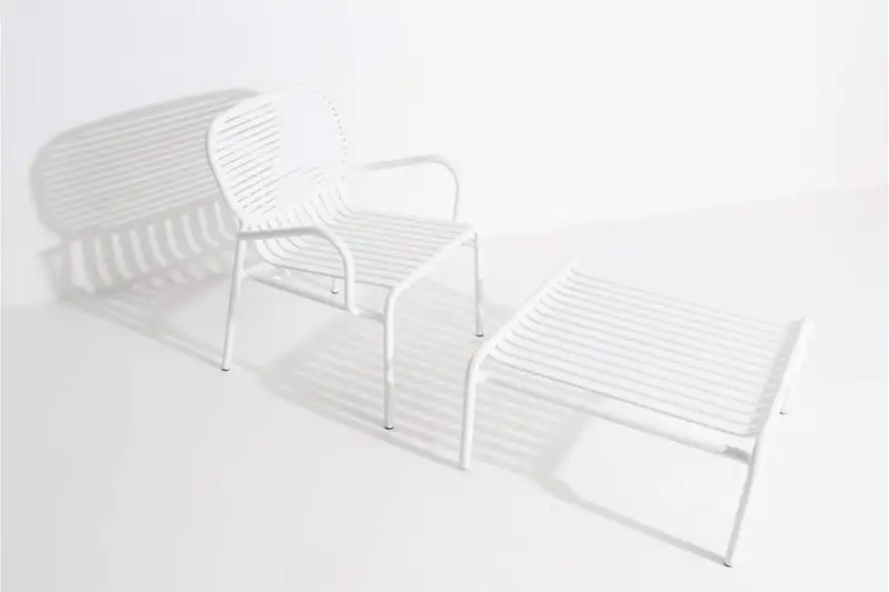 Petite Friture Week-end Lounge Chair, White 4 Petite Friture Week-end Lounge Chair, White - Image 2