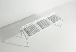 Petite Friture Week-end Seat Cushion, Small, Pearl Grey -Outdoor textiles Sales coussin petit gris 3