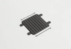 Petite Friture Week-end Seat Cushion, Small, Anthracite 9 Petite Friture Week-end Seat Cushion, Small, Anthracite -Outdoor textiles Sales coussin petit noir 1