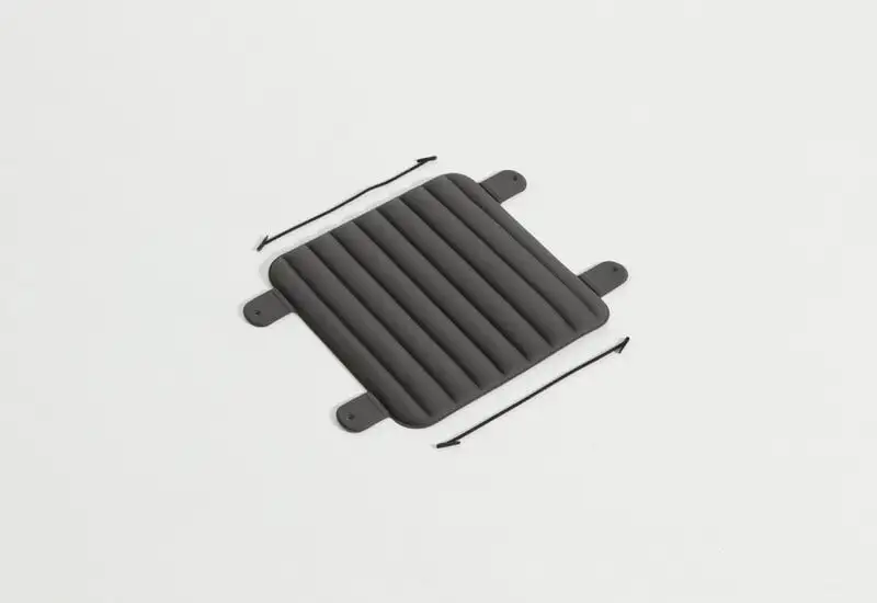 Petite Friture Week-end Seat Cushion, Small, Anthracite 6 Petite Friture Week-end Seat Cushion, Small, Anthracite - Image 4