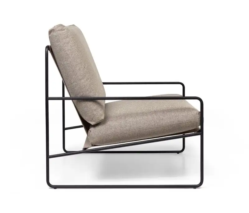Ferm LIVING Desert 1-seater, Black - Dark Sand Dolce 7 Ferm LIVING Desert 1-seater, Black - Dark Sand Dolce - Image 5