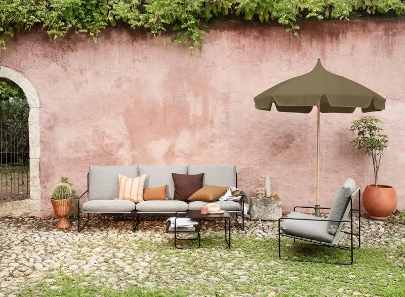 Ferm LIVING Desert 1-seater, Black - Dark Sand Dolce 8 Ferm LIVING Desert 1-seater, Black - Dark Sand Dolce - Image 6