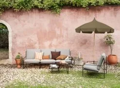 Ferm LIVING Lull Umbrella, Beech – Olive Green 13 Ferm LIVING Lull Umbrella, Beech – Olive Green -Outdoor textiles Sales fermLIVING SS22 LullUmbrella MilitaryOlive image 1