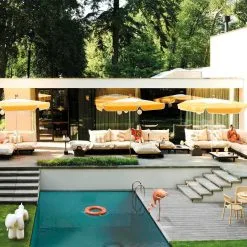 Fatboy King Outdoor Cushion, Stripe Sandy Beige 9 Fatboy King Outdoor Cushion, Stripe Sandy Beige -Outdoor textiles Sales product large 16 FATBOY Paletti Extra LARGE Moodpicture AH WITH MODEL 029 C01frikandel