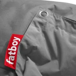 Fatboy Buggle Up Outdoor Bean Bag, Rock Grey -Outdoor textiles Sales product large FATBOY Sunbrella Grey Close up 04