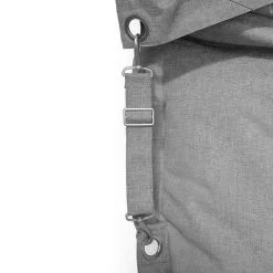 Fatboy Buggle Up Outdoor Bean Bag, Rock Grey -Outdoor textiles Sales product large Fatboy buggle up olefin rock grey closeup 03 104567