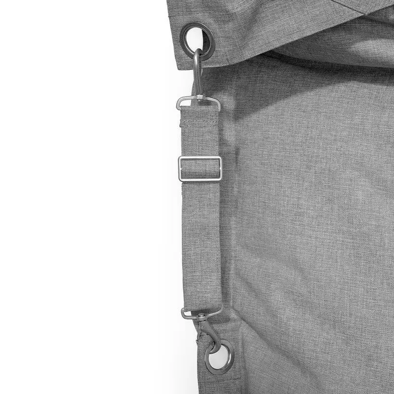 Fatboy Buggle Up Outdoor Bean Bag, Rock Grey - Image 4