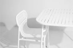 Petite Friture Week-end Table, 85 X 85 Cm, White -Outdoor textiles Sales square table week end 28629